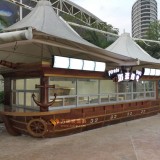 海盜船創(chuàng)意造型售貨亭